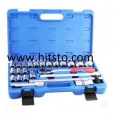 Набор головок 08-32mm, 24 предмета,1/2" , 6гранные